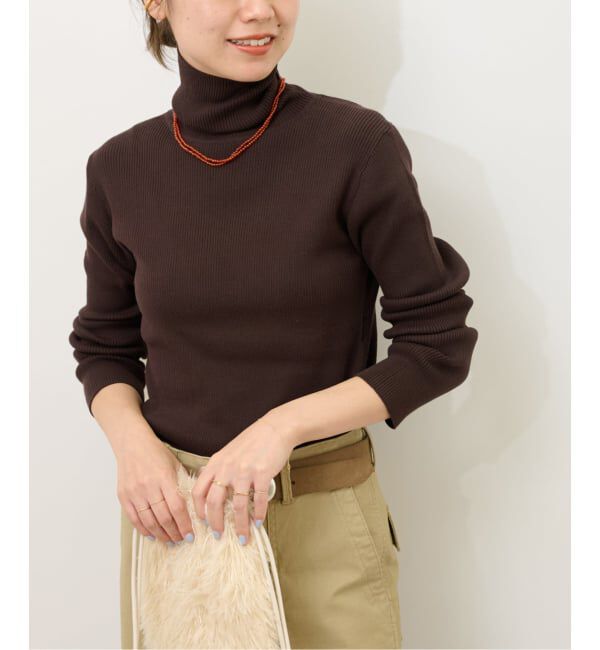 JOURNAL STANDARD relume「《追加3》スイスオーガニックコットンタートルネックプルオーバー」|ニット・セーター|ブラウン
