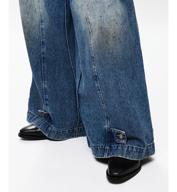 J.S.Homestead「J.S.Homestead / デニム キュロット パンツ」|デニム|