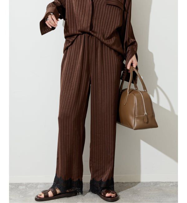 JOURNAL STANDARD「【ARCHIVE STANCE/アーカイブスタンス】Satin Stripe Easy PT」|その他|