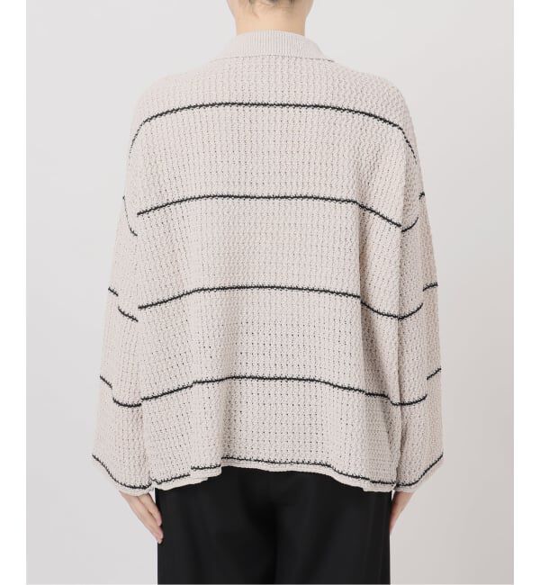 JOURNAL STANDARD「ペーパーヤーンMIXポロカラープルオーバー」|ニット・セーター|