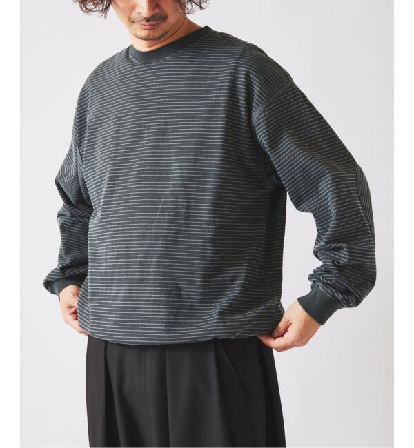 JOURNAL STANDARD relume「アウトバインダー 天竺 ボーダー Tシャツ」|Tシャツ・カットソー|