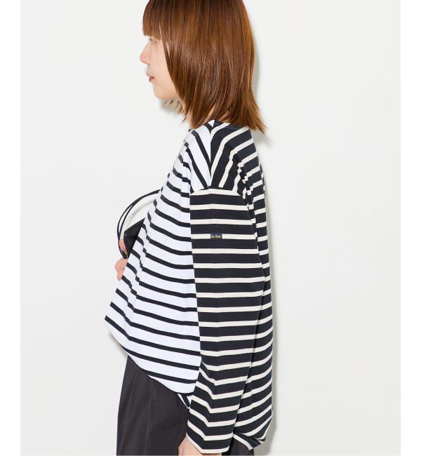 journal standard L'essage「《追加》別注【Leminor/ルミノア】クレイジーボーダー：カットソー」|Tシャツ・カットソー|