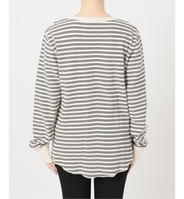 JOURNAL STANDARD「ワッフルボーダープルオーバー」|Tシャツ・カットソー|