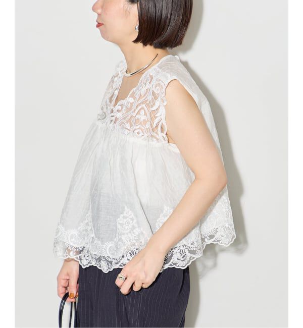 journal standard L'essage「《追加予約》【MAURIZIO MYKONOS/マウリツィオ ミコノス】TOPS：ブラウスTOP」|シャツ・ブラウス|