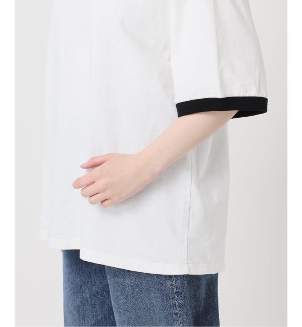 journal standard L'essage「《追加予約》【JANE SMITH/ジェーンスミス】 MICKEY FACE RINGER Tシャツ」|Tシャツ・カットソー|