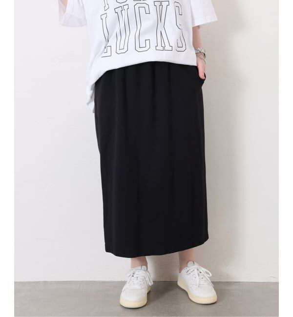 journal standard luxe「ポンチ イージータイトスカート」|スカート|ブラック