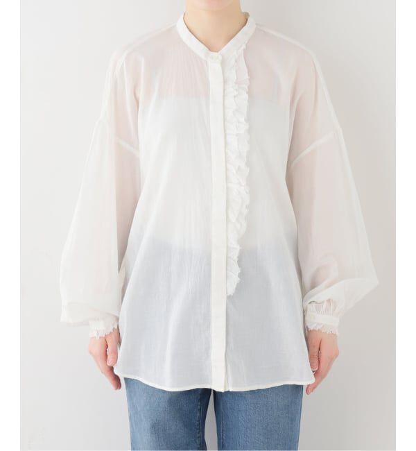 journal standard luxe「ハイツイストガーゼ Wフリルブラウス」|シャツ・ブラウス|