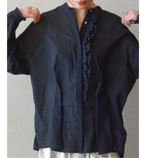 journal standard luxe「ハイツイストガーゼ Wフリルブラウス」|シャツ・ブラウス|