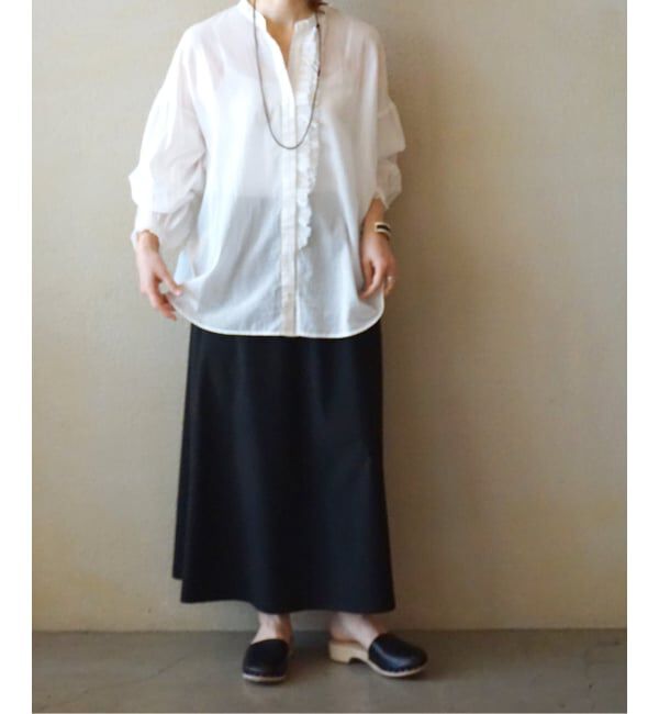 journal standard luxe「ハイツイストガーゼ Wフリルブラウス」|シャツ・ブラウス|