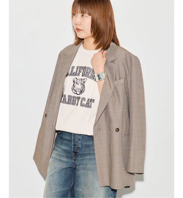 journal standard L'essage「《予約》【MIXTA/ミクスタ】CALIFORNIA TABBY CAT CREW Tシャツ」|Tシャツ・カットソー|