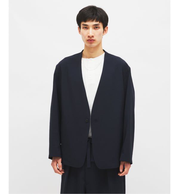 JOURNAL STANDARD「《予約》EVALET / エバレット ST ノーカラー ジャケット "セットアップ着用可能"」|その他|
