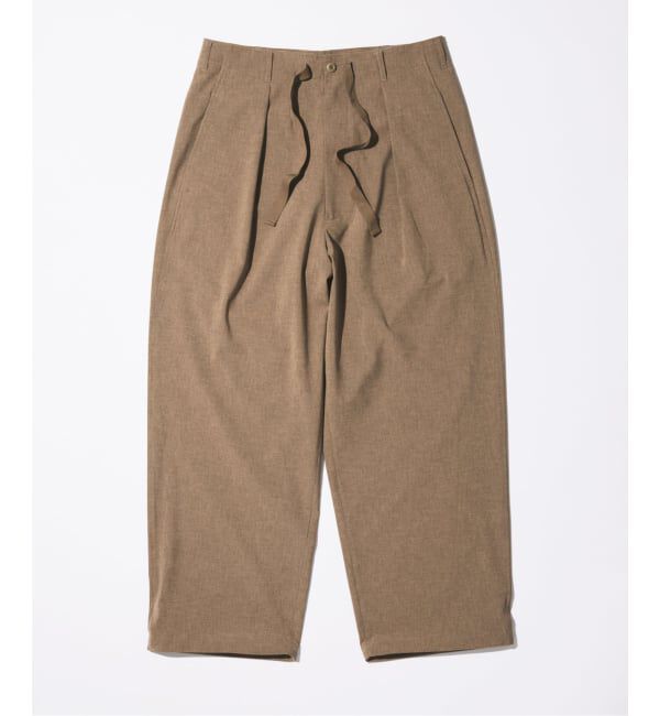 JOURNAL STANDARD「《予約》ウーリーノ オーバー パンツ」|スラックス|カーキ