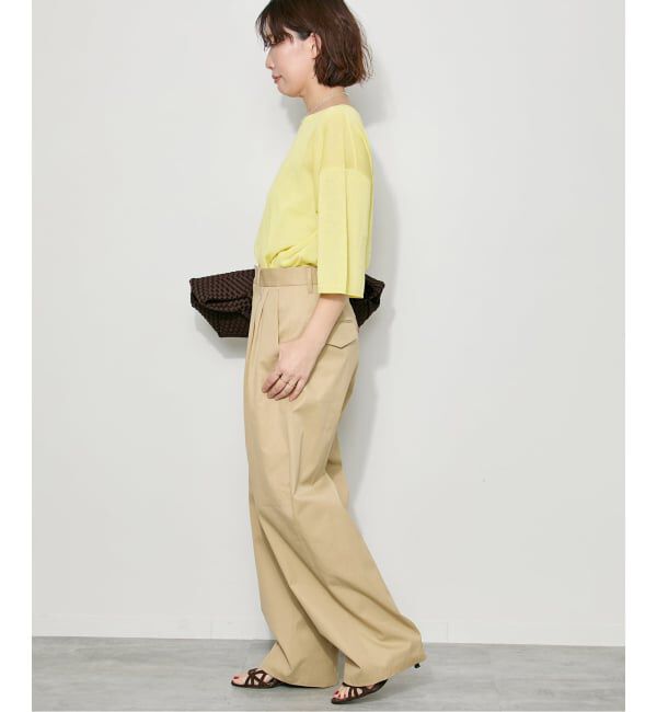 journal standard L'essage「《予約》シャーリーカーンショートスリーブプルオーバー」|ニット・セーター|