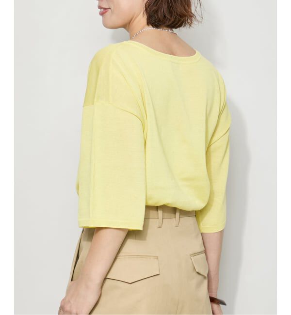 journal standard L'essage「《予約》シャーリーカーンショートスリーブプルオーバー」|ニット・セーター|