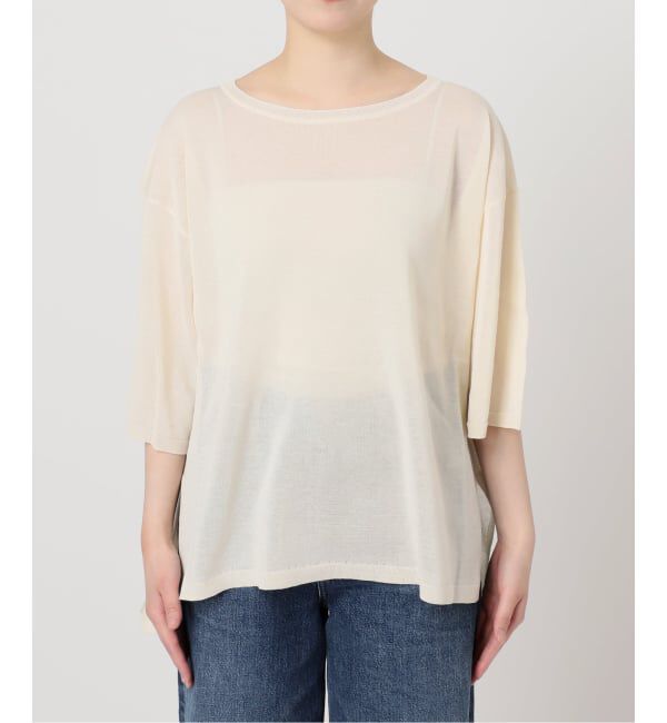 journal standard L'essage「《予約》シャーリーカーンショートスリーブプルオーバー」|ニット・セーター|