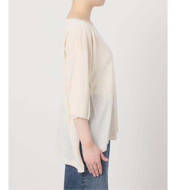 journal standard L'essage「《予約》シャーリーカーンショートスリーブプルオーバー」|ニット・セーター|