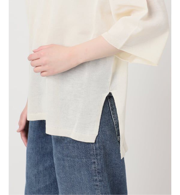 journal standard L'essage「《予約》シャーリーカーンショートスリーブプルオーバー」|ニット・セーター|