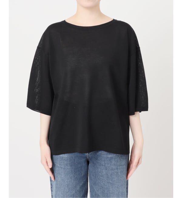 journal standard L'essage「《予約》シャーリーカーンショートスリーブプルオーバー」|ニット・セーター|