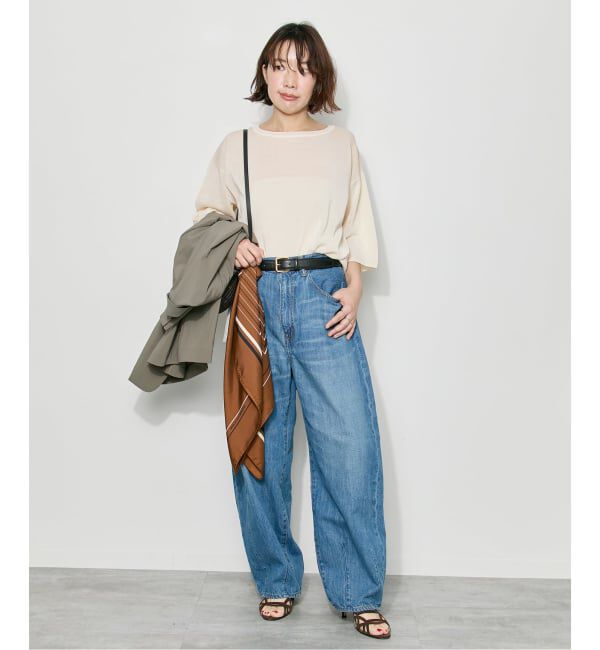 journal standard L'essage「《予約》シャーリーカーンショートスリーブプルオーバー」|ニット・セーター|