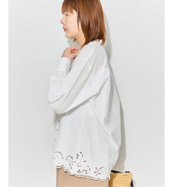 journal standard L'essage「《予約》刺しゅうレースシャツ」|シャツ・ブラウス|