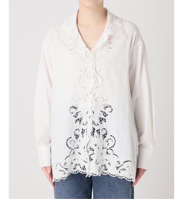 journal standard L'essage「《予約》刺しゅうレースシャツ」|シャツ・ブラウス|