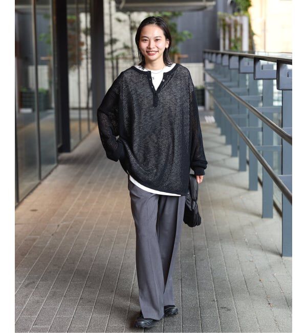 JOURNAL STANDARD「《追加》ヘンリーメッシュニット」|ニット・セーター|