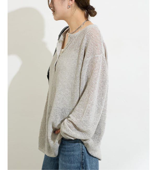 JOURNAL STANDARD「《追加》ヘンリーメッシュニット」|ニット・セーター|