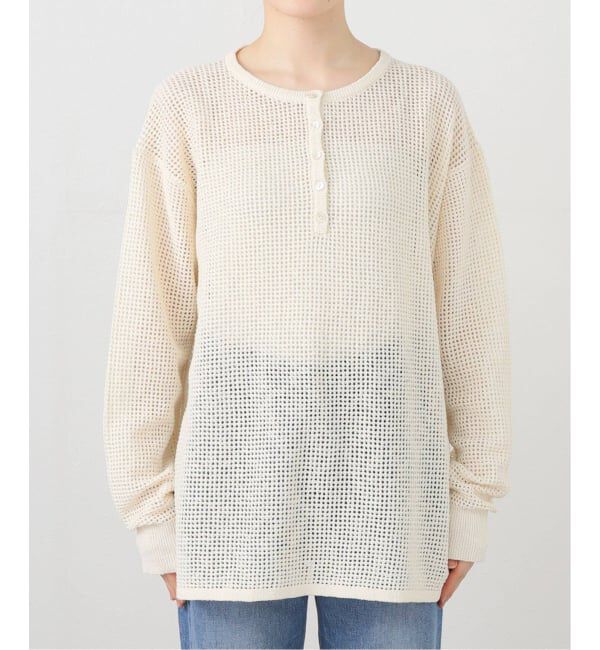 JOURNAL STANDARD「《追加》ヘンリーメッシュニット」|ニット・セーター|