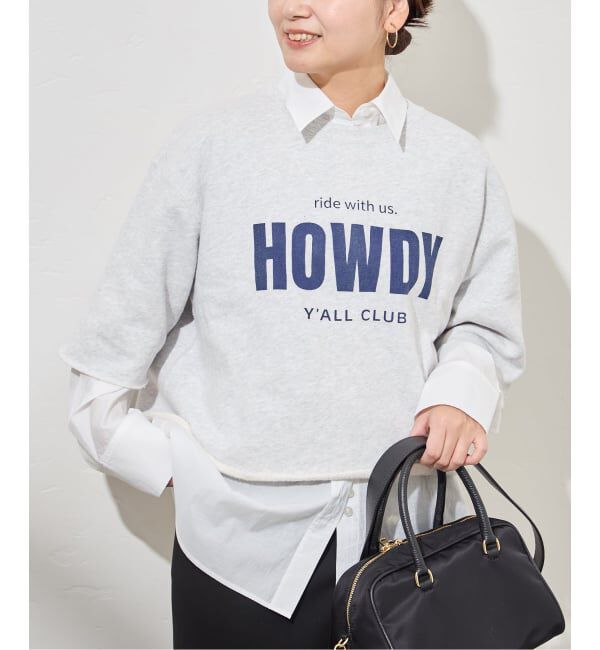 JOURNAL STANDARD「《追加2》HOWDY ハーフスリーブスウェット」|スウェット・ジャージ|