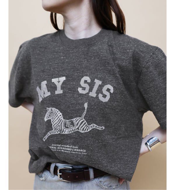 journal standard L'essage「《予約》【ZEBRA】Tシャツ」|Tシャツ・カットソー|グレー