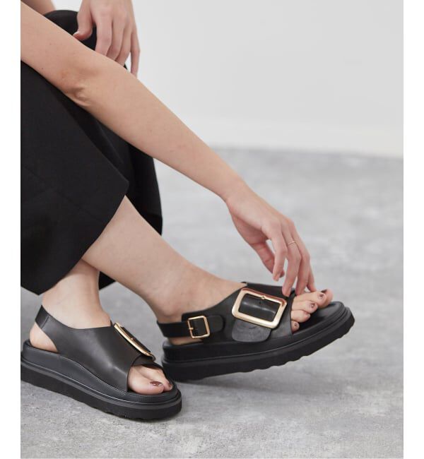 journal standard L'essage「《予約》別注【MOHI / モヒ】ストラップ バックルサンダル」|サンダル|