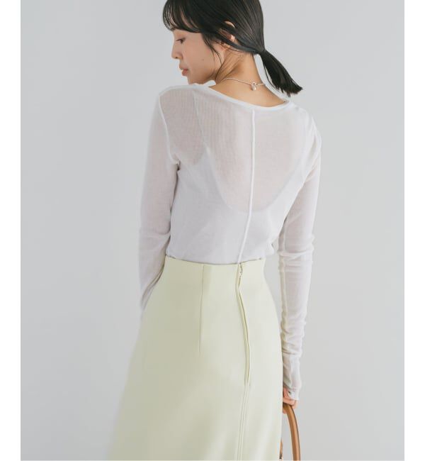 NOBLE「《追加4》シアーテレコロングスリーブプルオーバー」|Tシャツ・カットソー|