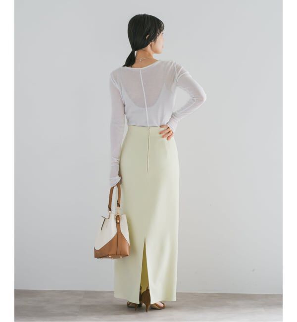 NOBLE「《追加4》シアーテレコロングスリーブプルオーバー」|Tシャツ・カットソー|