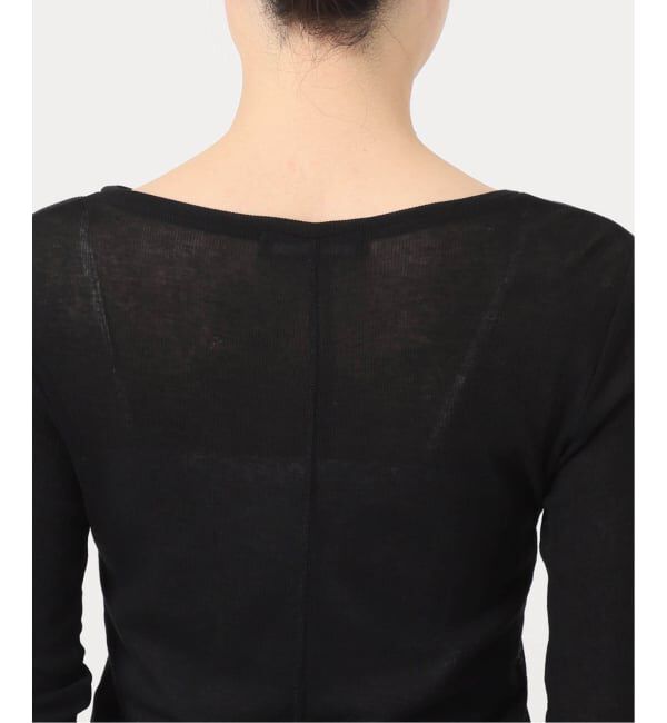 NOBLE「《追加4》シアーテレコロングスリーブプルオーバー」|Tシャツ・カットソー|