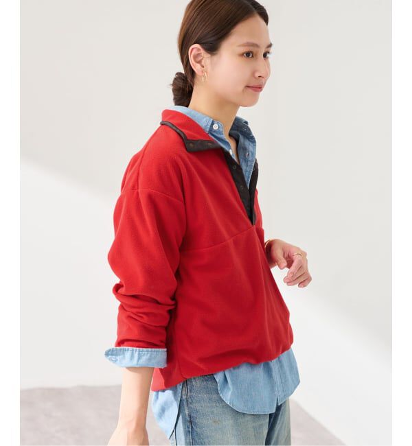 FRAMeWORK「ライトフリーススナップT」|Tシャツ・カットソー|