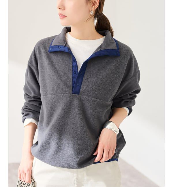 FRAMeWORK「ライトフリーススナップT」|Tシャツ・カットソー|