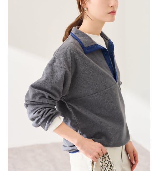 FRAMeWORK「ライトフリーススナップT」|Tシャツ・カットソー|