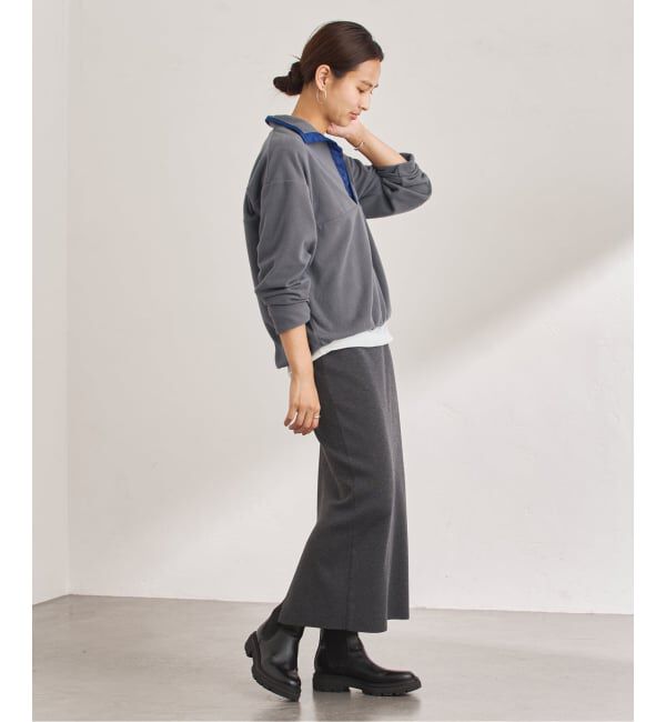 FRAMeWORK「ライトフリーススナップT」|Tシャツ・カットソー|