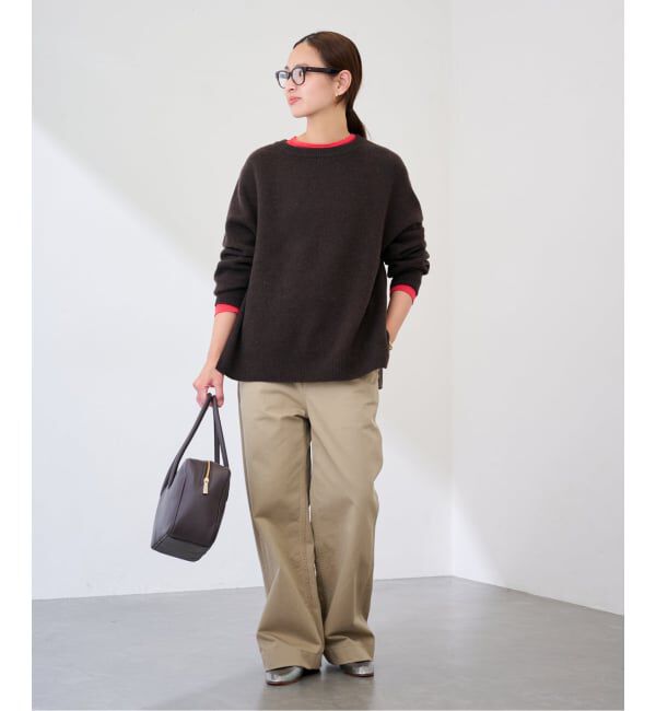 FRAMeWORK「ATON/エイトン MODAL SILK JERSEY CREWNECK PULLOVER」|Tシャツ・カットソー|