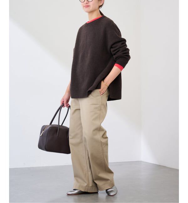 FRAMeWORK「ATON/エイトン MODAL SILK JERSEY CREWNECK PULLOVER」|Tシャツ・カットソー|