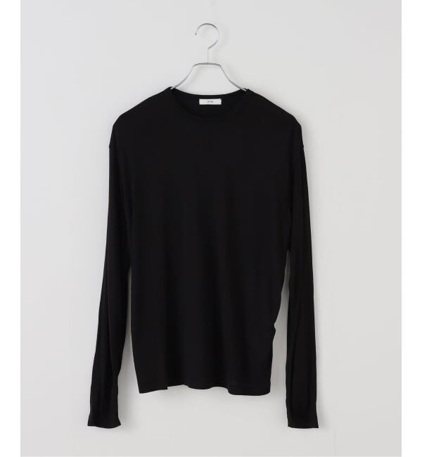 FRAMeWORK「ATON/エイトン MODAL SILK JERSEY CREWNECK PULLOVER」|Tシャツ・カットソー|