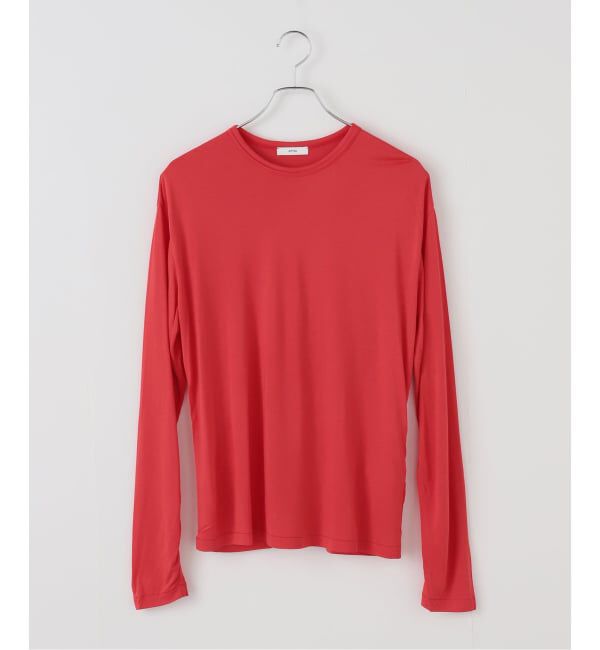 FRAMeWORK「ATON/エイトン MODAL SILK JERSEY CREWNECK PULLOVER」|Tシャツ・カットソー|