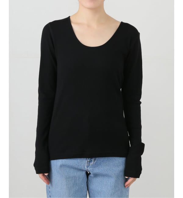 FRAMeWORK「ウールテレコ2WAYプルオーバー」|Tシャツ・カットソー|