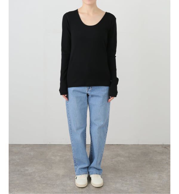 FRAMeWORK「ウールテレコ2WAYプルオーバー」|Tシャツ・カットソー|