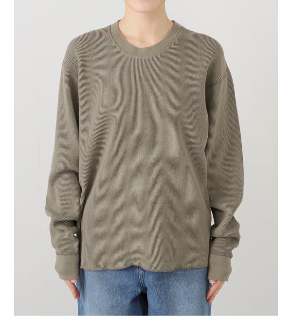 FRAMeWORK「SOFT GOODS サーマルクルーネックTEE」|Tシャツ・カットソー|