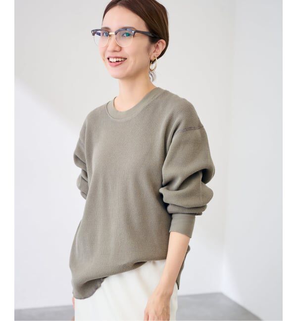 FRAMeWORK「SOFT GOODS サーマルクルーネックTEE」|Tシャツ・カットソー|