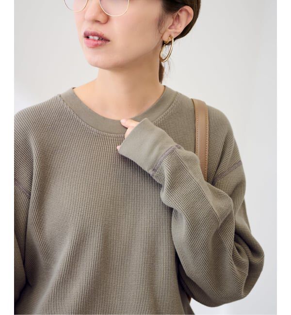 FRAMeWORK「SOFT GOODS サーマルクルーネックTEE」|Tシャツ・カットソー|