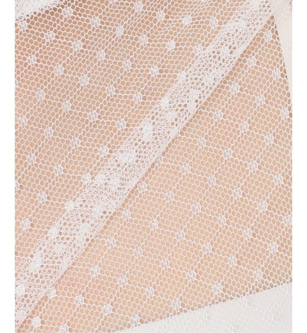 Spick and Span「《追加4》チュールドットチュニックプルオーバー」|Tシャツ・カットソー|