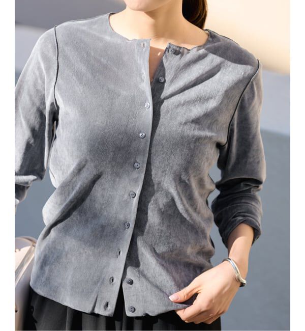 FRAMeWORK「≪新色 / 追加≫チュールフロッキーカーディガン」|Tシャツ・カットソー|