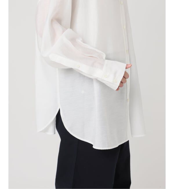 U by SPICK&SPAN「リネンコンエアリーローンオーバーシャツ」|シャツ・ブラウス|